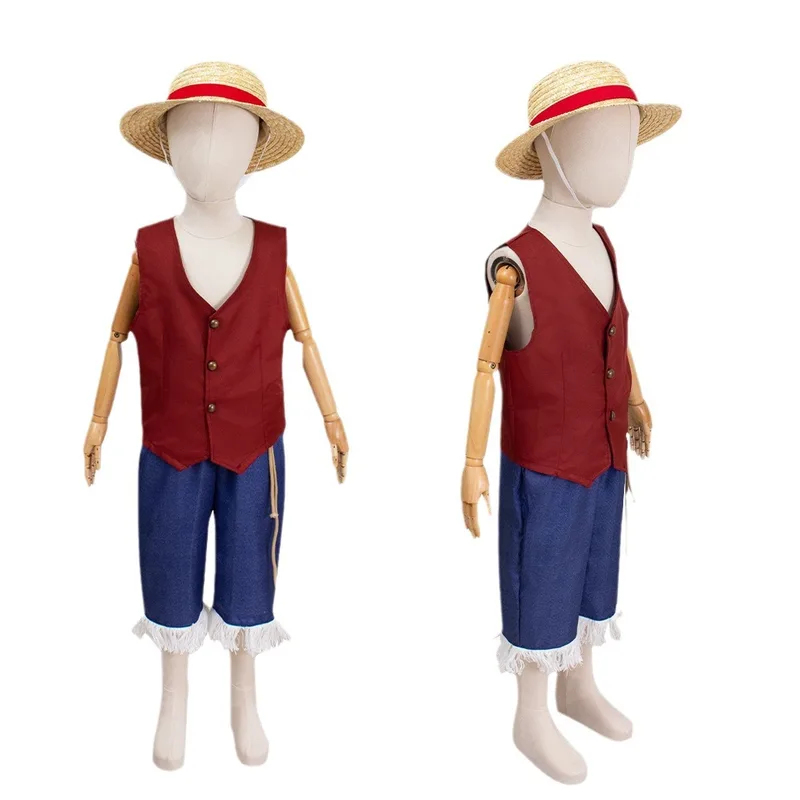 Japanese Lifestyle - ▶❤Movie Luffy Cosplay Costume Anime Monkey