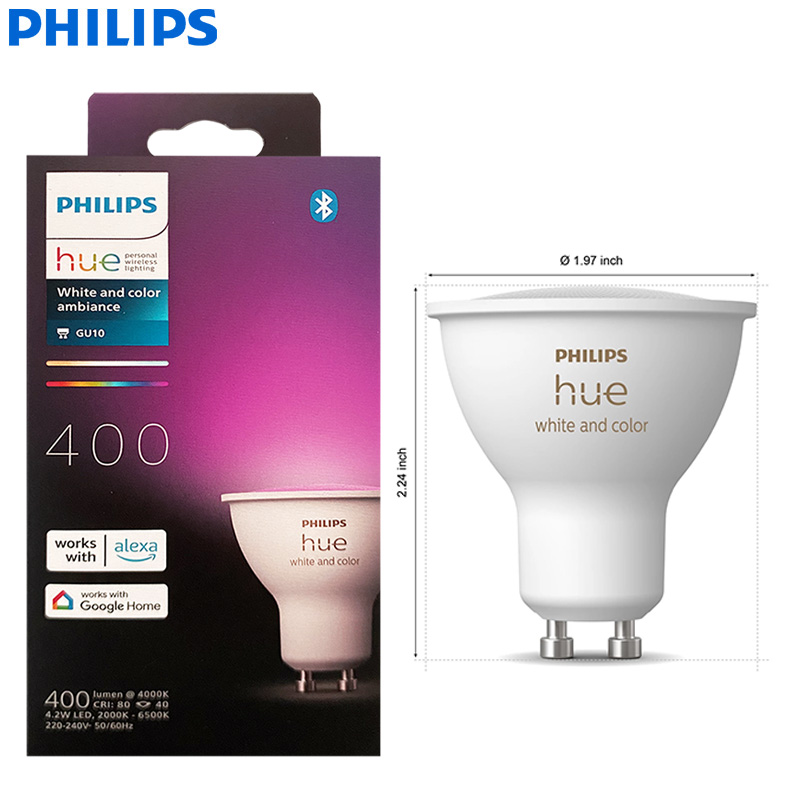 Philips Hue GU10 Smart LED Spo - огляд і ціна Philips Bulb Hue