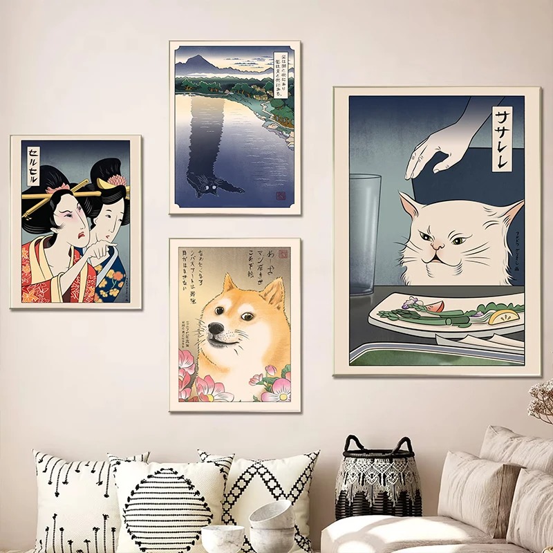 Japanese Ukiyoe Style Poster P - огляд і ціна Japanese Women Lifestyle