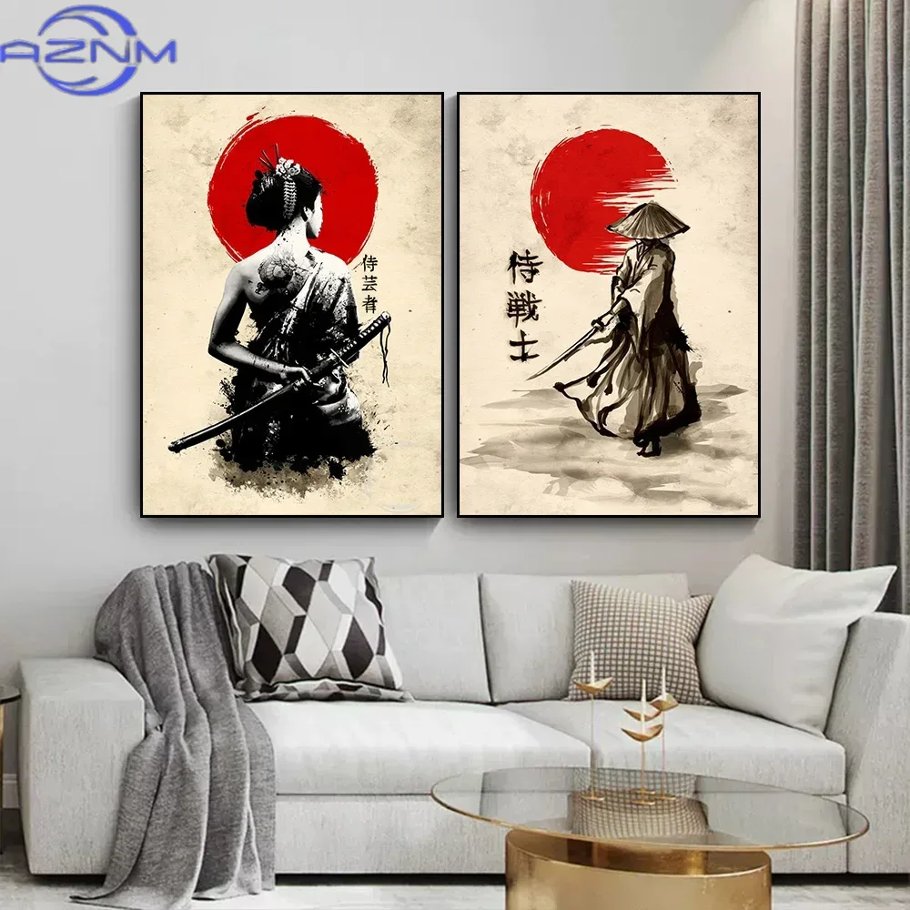 AZNM Canvas Painting Japanese  - огляд і ціна Japanese Lifestyle In Japanese