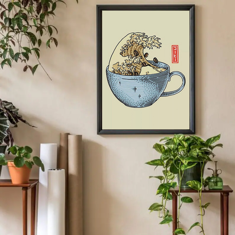 Retro Japanese Style Coffee Th - огляд і ціна Japanese Lifestyle Shop